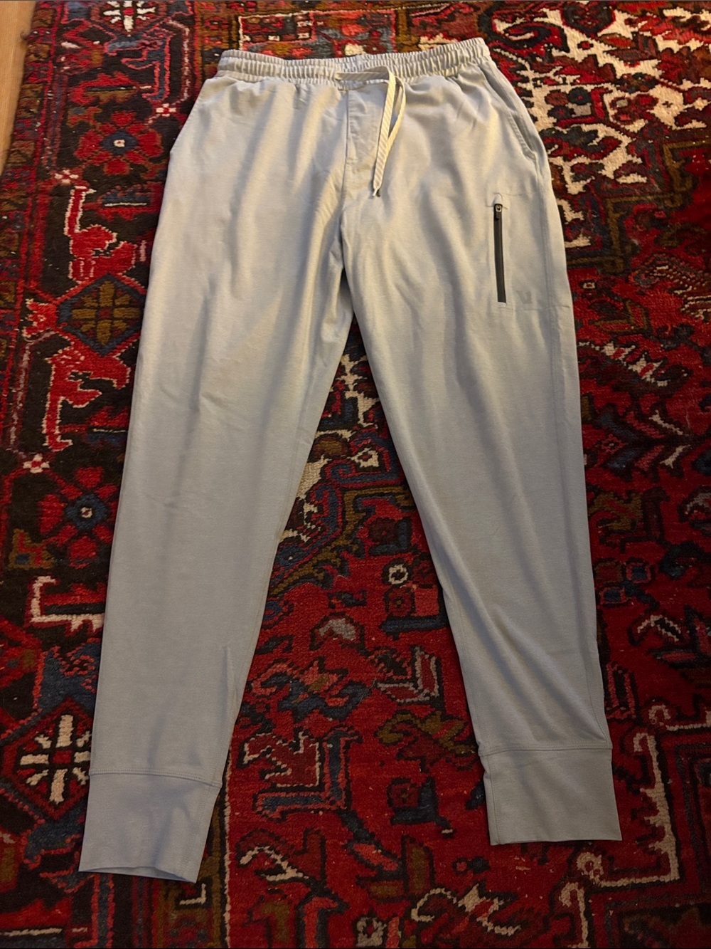 Vuori men’s Sunday performance jogger - platinum heather - size medium
